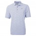 Los Angeles Chargers Cutter & Buck Purple Virtue Eco Pique Botanical Print Recycled Polo