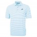 Buffalo Bills Cutter & Buck Powder Blue Virtue Eco Pique Stripe Recycled Polo