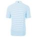 Поло Chicago Bears Cutter & Buck Powder Blue Virtue Eco Pique Stripe Recycled