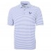 Houston Texans Cutter & Buck Purple Virtue Eco Pique Stripe Recycled Polo