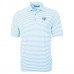 Jacksonville Jaguars Cutter & Buck Powder Blue Virtue Eco Pique Stripe Recycled Polo