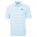 Cincinnati Bengals Cutter & Buck Powder Blue Virtue Eco Pique Stripe Recycled Polo
