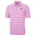 Jacksonville Jaguars Cutter & Buck Pink Virtue Eco Pique Stripe Recycled Polo