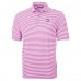 Pittsburgh Steelers Cutter & Buck Pink Virtue Eco Pique Stripe Recycled Polo