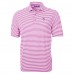 Minnesota Vikings Cutter & Buck Pink Virtue Eco Pique Stripe Recycled Polo