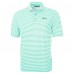 Seattle Seahawks Cutter & Buck Green Virtue Eco Pique Stripe Recycled Polo