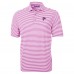 Atlanta Falcons Cutter & Buck Pink Virtue Eco Pique Stripe Recycled Polo