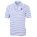 Atlanta Falcons Cutter & Buck Purple Virtue Eco Pique Stripe Recycled Polo