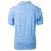 Miami Dolphins Cutter & Buck Powder Blue Virtue Eco Pique Tile Print Recycled Polo