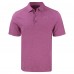 Los Angeles Chargers Cutter & Buck Heather Pink Forge Eco Stretch Recycled Polo