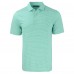 Las Vegas Raiders Cutter & Buck Light Green Forge Eco Double Stripe Stretch Recycled Polo