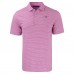New England Patriots Cutter & Buck Light Purple Forge Eco Double Stripe Stretch Recycled Polo
