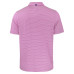 Поло Carolina Panthers Cutter & Buck Light Purple Forge Eco Double Stripe Stretch Recycled