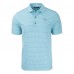 Jacksonville Jaguars Cutter & Buck Mint Forge Eco Heathered Stripe Stretch Recycled Polo