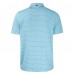 Jacksonville Jaguars Cutter & Buck Mint Forge Eco Heathered Stripe Stretch Recycled Polo