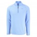 Los Angeles Chargers Cutter & Buck Powder Blue Peshastin Eco Fleece Recycled Raglan Quarter-Zip Top