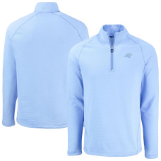 Пуловер Carolina Panthers Cutter & Buck Powder Blue Peshastin Eco Fleece Recycled Raglan Пуловер Carolina Panthers Cutter & Buck Powder Blue Peshastin Eco Fleece Recycled Raglan