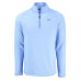 Пуловер Carolina Panthers Cutter & Buck Powder Blue Peshastin Eco Fleece Recycled Raglan