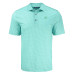 Поло Carolina Panthers Cutter & Buck Green Pike Eco Shadow Check Print Recycled