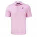 Carolina Panthers Cutter & Buck Pink Pike Eco Diamond Dot Print Recycled Polo