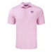 Cincinnati Bengals Cutter & Buck Pink Pike Eco Diamond Dot Print Recycled Polo