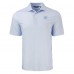Cincinnati Bengals Cutter & Buck Powder Blue Pike Eco Diamond Dot Print Recycled Polo
