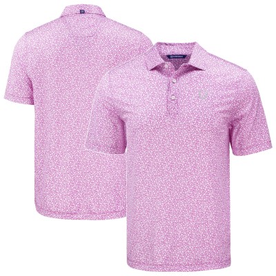 Indianapolis Colts Cutter & Buck Pink Pike Eco Flora Print Recycled Polo