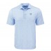Las Vegas Raiders Cutter & Buck Powder Blue Pike Eco Flora Print Recycled Polo
