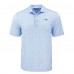 New England Patriots Cutter & Buck Powder Blue Pike Eco Flora Print Recycled Polo