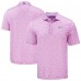 Seattle Seahawks Cutter & Buck Pink Pike Eco Flora Print Recycled Polo