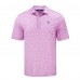 Minnesota Vikings Cutter & Buck Pink Pike Eco Flora Print Recycled Polo