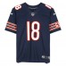 Игровая джерси Caleb Williams Chicago Bears Autographed Fanatics Authentic Navy Nike Limited
