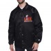 Куртка на кнопках Super Bowl LIX Starter Coaches Satin Varsity - Black