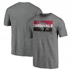 Arizona Cardinals Heather Gray Square Off Tri-Blend T-Shirt