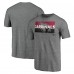 Arizona Cardinals Heather Gray Square Off Tri-Blend T-Shirt