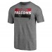 Футболка Atlanta Falcons Heather Gray Square Off Tri-Blend
