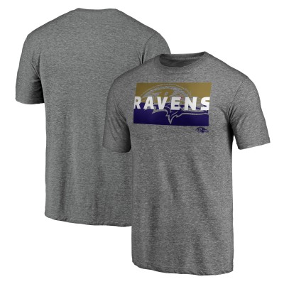 Футболка Baltimore Ravens Square Off - Heather Gray