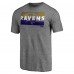Футболка Baltimore Ravens Square Off - Heather Gray