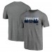Футболка Dallas Cowboys Heather Gray Square Off Tri-Blend