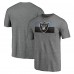 Las Vegas Raiders Heather Gray Square Off Tri-Blend T-Shirt