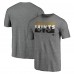 Футболка New Orleans Saints Heather Gray Square Off Tri-Blend