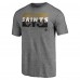 Футболка New Orleans Saints Heather Gray Square Off Tri-Blend