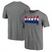 New York Giants Heather Gray Square Off Tri-Blend T-Shirt