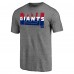 New York Giants Heather Gray Square Off Tri-Blend T-Shirt