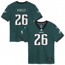 Малышам Philadelphia Eagles Saquon Barkley Nike Midnight Green Team Player Game Jersey