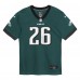 Малышам Philadelphia Eagles Saquon Barkley Nike Midnight Green Team Player Game Jersey