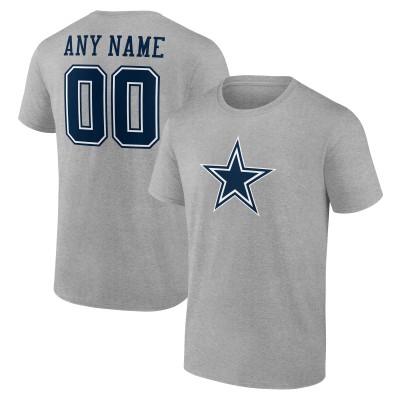 Футболка Dallas Cowboys Gray Team Authentic Custom
