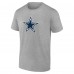 Футболка Dallas Cowboys Gray Team Authentic Custom
