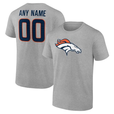 Футболка Denver Broncos Gray Team Authentic Custom