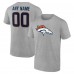 Футболка Denver Broncos Gray Team Authentic Custom